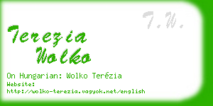 terezia wolko business card